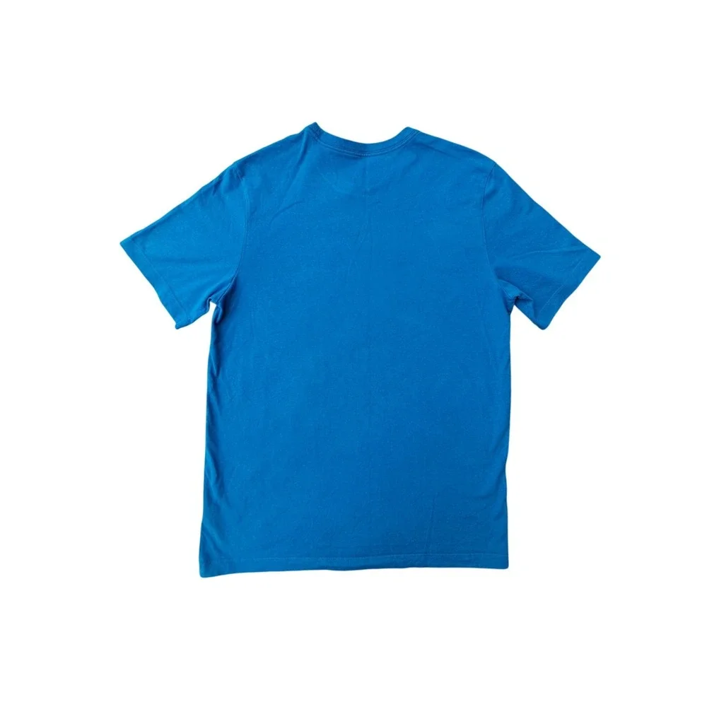 Jordan Mens‎ Blue Jumpman Graphic T-Shirt Size Medium Short Sleeve Cotton